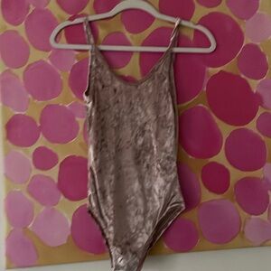 NWT bodysuit lavender velvet Snap NYC